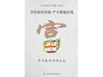 今天，，，，，，，，第33个全国“土地日”